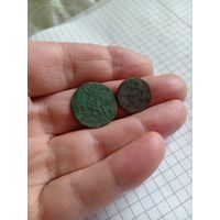 Грошик и полгроша 1768 год