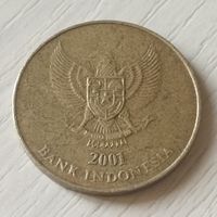 Индонезия 500 рупий 2001г.