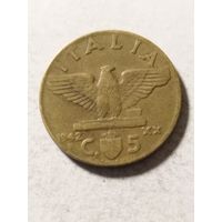 Италия 5 сентизим 1942