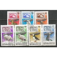 Монголия. Авиа. 50 лет полёта дирижабля "Граф Цеппелин". 1981г. Mi#1413-19. Серия.