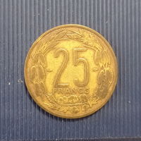 Камерун 25 франков 1958 год антилопы