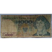 Польша.1000 злотых 1982 г.Н.Коперник.Серия GF 1281544