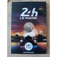 Франция. 10 евро, 2023 100-летие гонке 24 часа Ле-Манаю