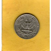 США 25 центов 1992г.