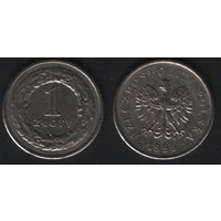 Польша y282 1 злотый 1995 год (mw) (_alb2