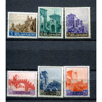 Сан-Марино - 1966г. - Ландшафты, архитектура - 6 марок - полная серия, MNH [Mi 856-861]. #O-Se-Z-1-14