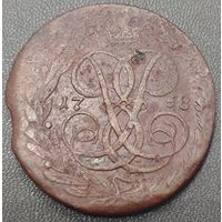 5 копеек 1758 года (без букв)