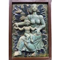 Каталожный Нестеревский Н.Л;60/90см;Керамическое панно. Каталожное. Размер 90х60см.