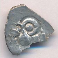 Надчекан тамги на дирхеме ~1390-1456г.г. Федор Олегович или Иван Федорович Рязань _состояние  VF