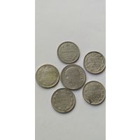 ЛОТ МОНЕТ Р.И и Польша серебро