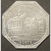 Германия Нюрнберг нотгельд 20 пфеннигов 1919 год. Берольц Хеймерианум. трамвайный жетон