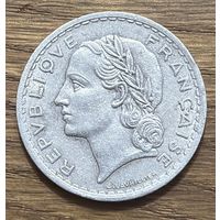 5 Франков Франция 1945г.