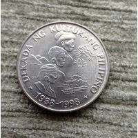 Werty71 Филиппины 1 песо писо 1989  Десятилетие Филиппинской культуры 1988 - 1998