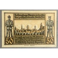Нотгельд 50 пфеннигов 1921 год. Кройцбург. Веймарская республика