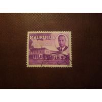 Британский Маврикий 1950 г.Король Георг V и Дом правительства./23а/