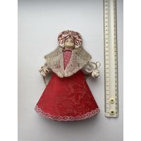 Кукла (лицо Папье-маше). Высота 19 см.