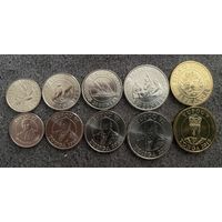 Тонга набор 5 10 20 50 сенити 1 паанга 2015  UNC