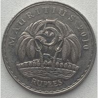 Маврикий 5 рупий 2010 г.