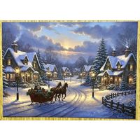 Открытка новогодняя. Чистая 10х15 см.