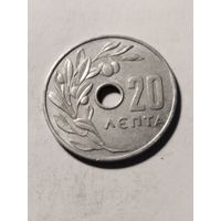 Греция 20 лепта 1966