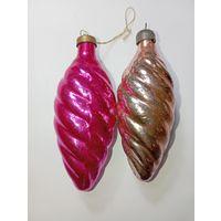 Ёлочная игрушки -  шишки  . СССР . С рубля