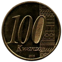 РЕСПУБЛИКА АНГОЛА 100 КВАНЗ 2015. 40 лет независимости