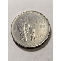 Италия 100 лир ФАО 1979