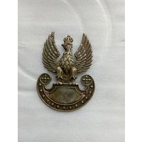 Орёл кокарда  Польша ( редкая , мельхиор ) С рубля.