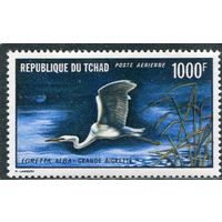 Чад. Фауна. Большая белая цапля