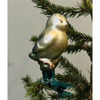 Елочная игрушка синичка, СССР, отличное состояние