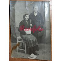 1930-е Открыточный формат студийное фото ретро типажи