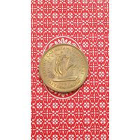 Восточные Карибы 5 центов 1965 парусник
