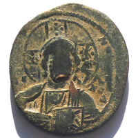 Византия. "Иисус Христос - царь царей." Анонимный фоллис ВАСИЛИЯ II И КОНСТАНТИНА VIII (976-1028 г.)