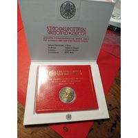 2 евро 2024 Ватикан. Блистер. Юбилейные. 750 лет со дня смерти Фомы Аквинского. С рубля. (16)