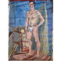 Картина. Холст, масло. 87х63 см