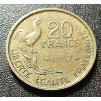 Франция 20 франков, 1952     ( 2-9-1 )
