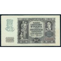 Польша 20 злотых 1940 год.