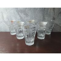 Стакан бокал хрустальный из СССР  6 штук одним лотом