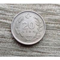 Werty71 Турция 20 лир 1984 Редкий номинал Редкая