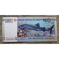 Werty71 Джибути 40 франков 2017 UNC банкнота