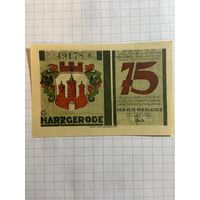 75 пфеннингов (нотгельды) г. Германия.