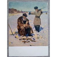 1955. рыбалка. Нестеров. Рыбаки