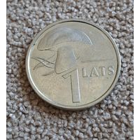 Латвия 1 лат, 2004 Гриб aUNC