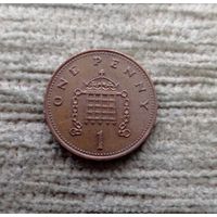 Werty71 Великобритания 1 новый пенни 1987  Елизавета 2