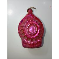 Ёлочные игрушки - Ваза , СССР . Заводской брак стеклодува .