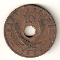 Британская Восточная Африка 10 цент 1933