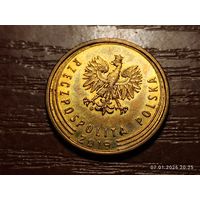Польша 5 грошей 2019