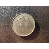Испания. 25 песет. 1983. С 20 копеек. Распродажа коллекции. Смотрите другие лоты.
