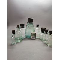 Аптечная бутылочка СССР (30 мл.-250 мл.). 8 шт. одним лотом.