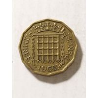 Великобритания 3 пенса 1960